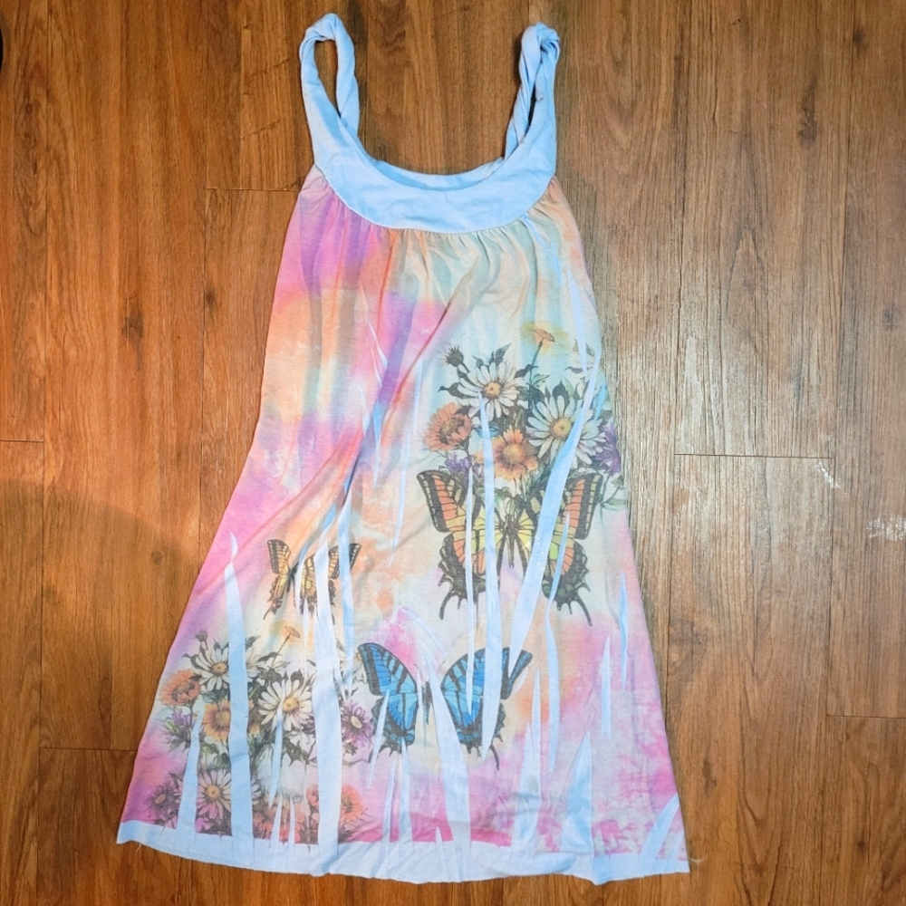 💐Rare! NICOLA BERTI Flowy Summer Mid-Dress